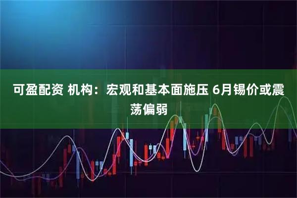 可盈配资 机构：宏观和基本面施压 6月锡价或震荡偏弱
